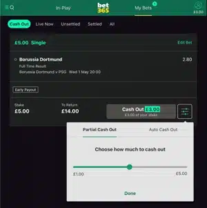 cash out example 2
